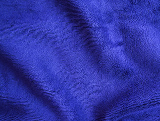 Obraz na płótnie Canvas microfibre cloth colored blue