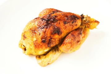 Whole grilled chicken