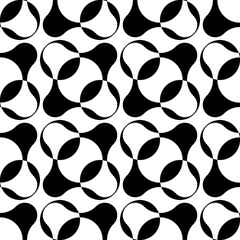 Seamless Curved Shape Pattern