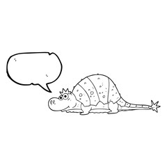 speech bubble cartoon dinosaur