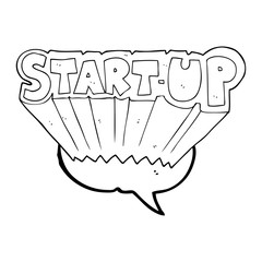 speech bubble cartoon startup symbol