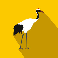 Crane icon, flat style