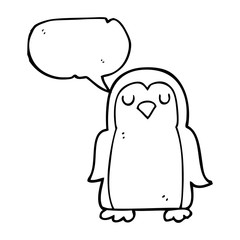 speech bubble cartoon christmas robin