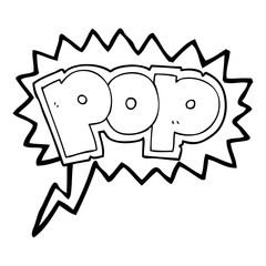 speech bubble cartoon POP symbol