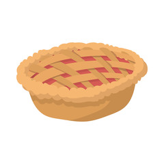 Pie cartoon icon