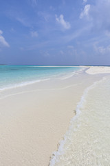 Sandbank auf den Malediven