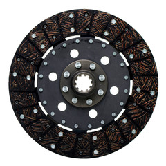 Metal clutch wheel isolated on white