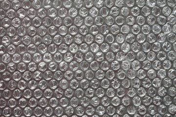 Bubble wrap texture on grey