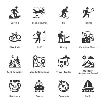 Tourism & Travel Icons - Set 4