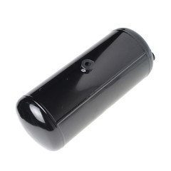 Big black boiler isolated on white