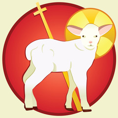 Easter holy sheep