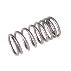 Naklejka premium Metal spring isolated on white