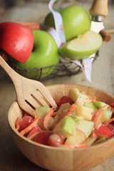 salad fresh apple fruit