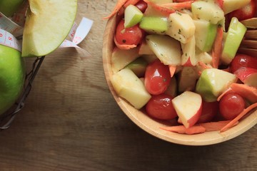 salad fresh apple fruit