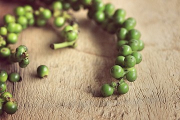 fresh green seed pepper