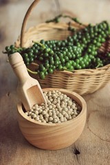 seed pepper and dried