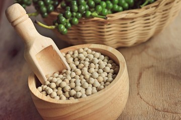 seed pepper and dried