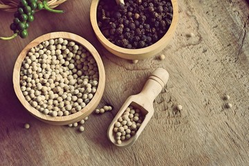 seed pepper and dried