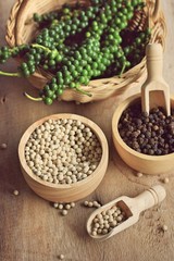 seed pepper and dried