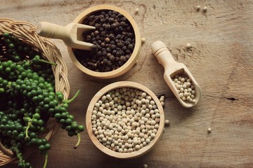 seed pepper and dried