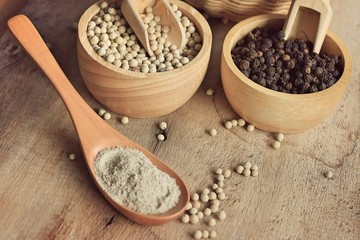 seed pepper and dried