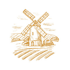 mill and landscape © bioraven