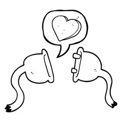 speech bubble cartoon electrical plugs