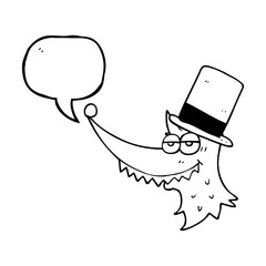 speech bubble cartoon rich wolf