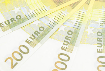some two hundred euros notes