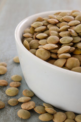 healthy green laird lentils