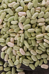 healthy dried flageolet beans