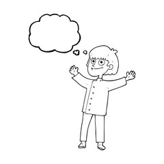 thought bubble cartoon chef