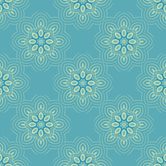 Vector seamless pattern background. Floral ornament. Seamless pattern. Vector drawing.