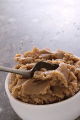 freshly made chestnut puree