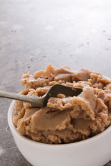 freshly made chestnut puree