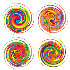 Fototapeta na wymiar Beautiful circular pattern for your design