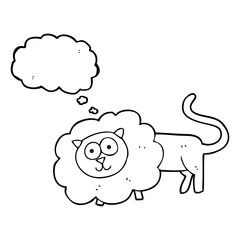 thought bubble cartoon animals