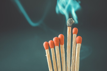 match with filter effect retro vintage style