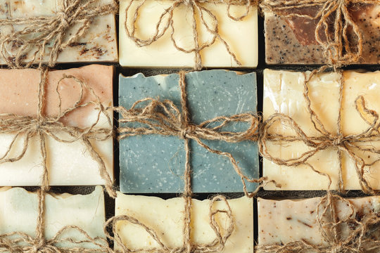 Organic handmade soap. 