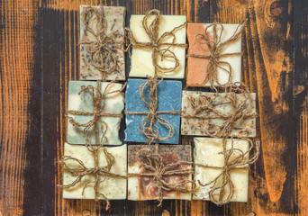 Organic handmade soap. 