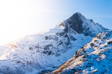 Snow mountains, Tromsø