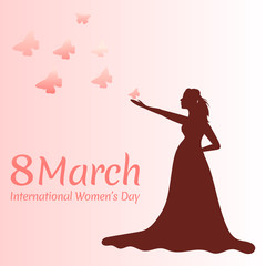 illustration of Happy Women's Day concept