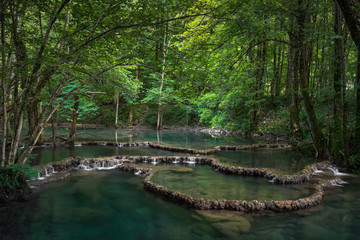 Fototapeta premium Wasserkaskaden im französischen Jura