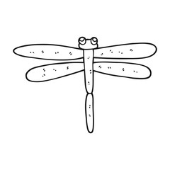 black and white cartoon bug