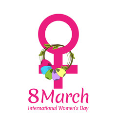 Fototapeta premium illustration of Happy Women's Day concept