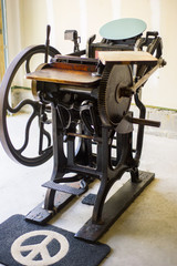 Antique Letterpress Machine
