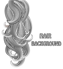 hair background