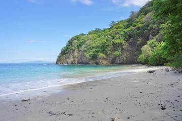 The quiet Playa Virador in Peninsula Papagayo in Guanacaste, Costa Rica