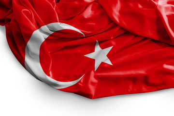 Turkish on white background