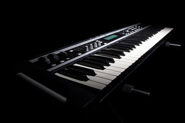 Synthesizer in shadow